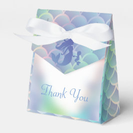 Sjöjungfru Baby Shower under Sea Pastel Presentaskar