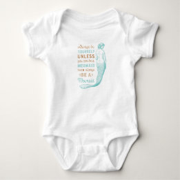 Sjöjungfru Babyblus T Shirt