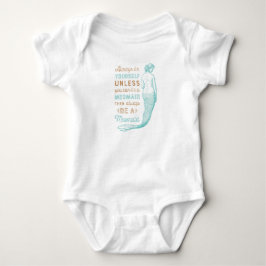 Sjöjungfru Babyblus T Shirt