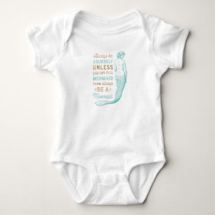 Sjöjungfru Babyblus T Shirt