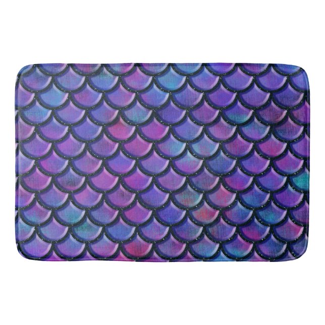 sjöjungfru badmatta badrumsmatta (Framsidan)