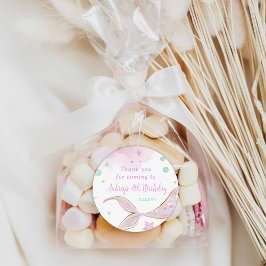 Sjöjungfru Bassäng Party under havets lopp Runt Klistermärke