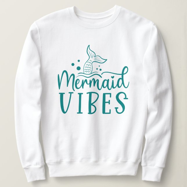 Sjöjungfru Beach | Sjöjungfru Vibes T Shirt (Design framsida)