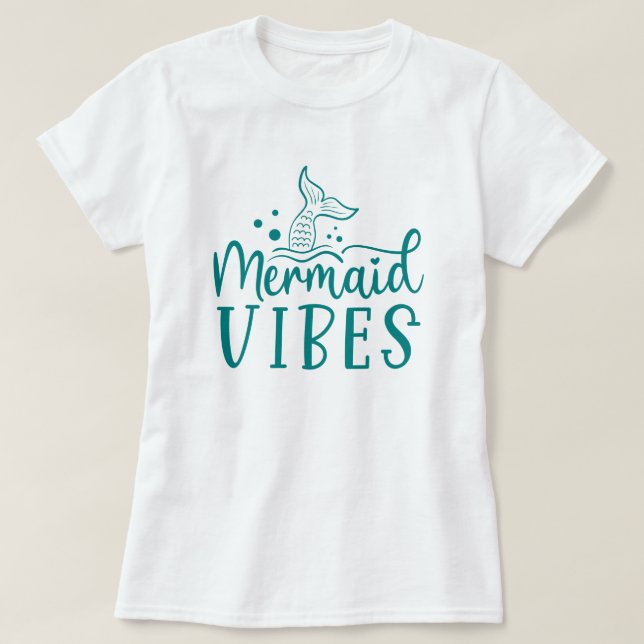 Sjöjungfru Beach | Sjöjungfru Vibes T Shirt (Design framsida)