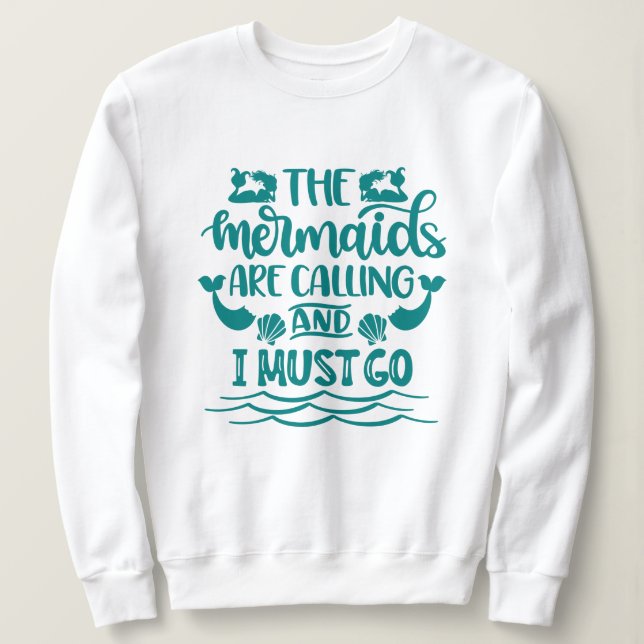 Sjöjungfru Beach | Sjöjungfruarna ringer T Shirt (Design framsida)