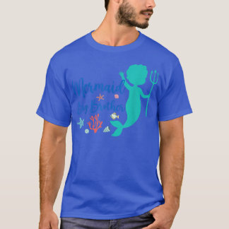 Sjöjungfru Big Brother Birthday Girls Family Theme T Shirt