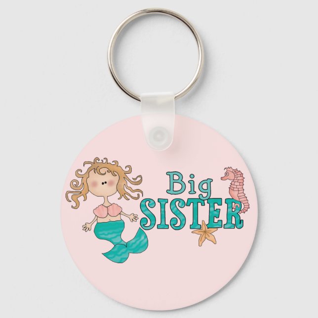 Sjöjungfru Big Sister Nyckelring (Framsida)