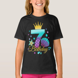 Sjöjungfru Birthday 7:e Birthday T Shirt