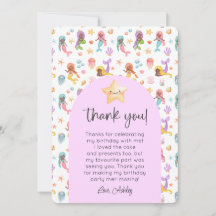 Sjöjungfru Birthday Photo Tack