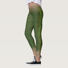 Sjöjungfru , blandad vassling Leggings Kelp-skog 4
