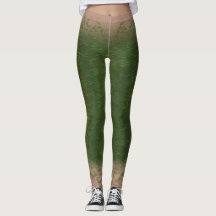 Sjöjungfru , blandad vassling Leggings Kelp-skog 5