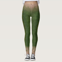 Sjöjungfru , blandad vassling Leggings Kelp-skog 5