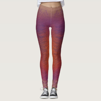 Sjöjungfru blandat vaselin Violet Dusk 3 Leggings