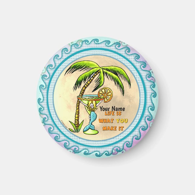 Sjöjungfru Bra Life Magnet (Framsidan)