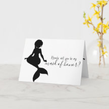 Sjöjungfru Bröllop kommer du att vara min Maid of 