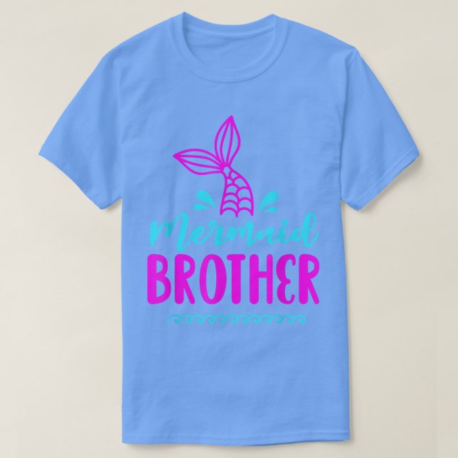 Sjöjungfru Brother Matching Family for Boys T Shirt (Design framsida)