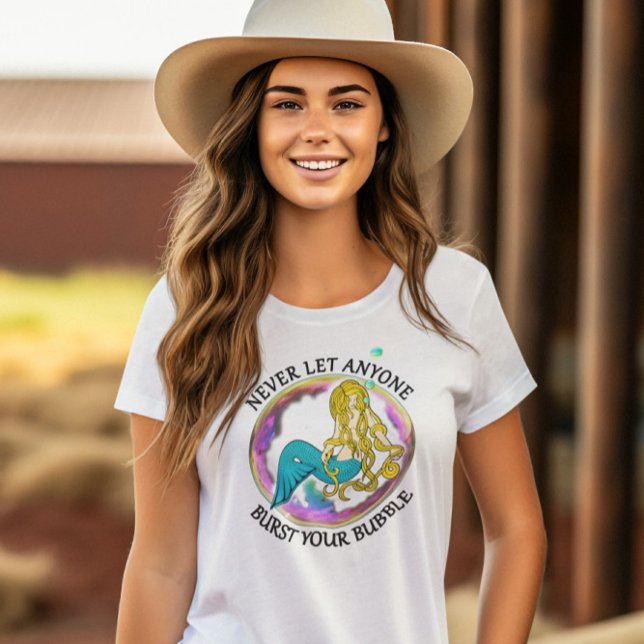 Sjöjungfru Bubble Burst T Shirt (Skapare uppladdad)