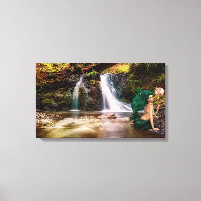 Sjöjungfru Canvastryck (Framsida)