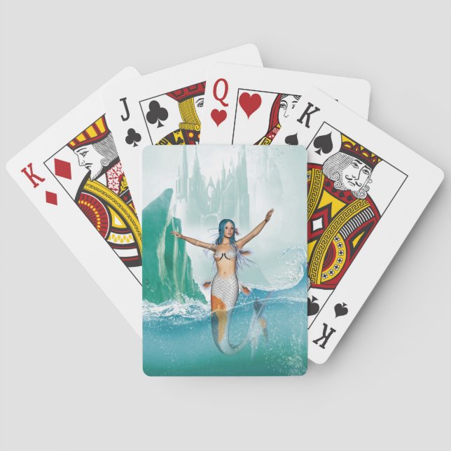 Sjöjungfru Casinokort (Baksidan)