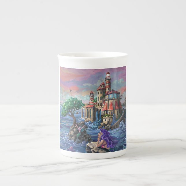 Sjöjungfru Castle Benporslin Mugg (Framsidan)
