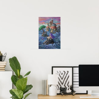 Sjöjungfru Castle Poster