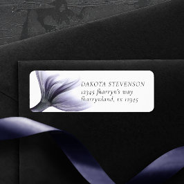 Sjöjungfru Chic Svan | Dusty Lavender Lila Adress Returadress Etikett