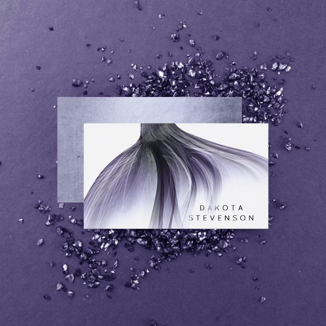 Sjöjungfru Chic Svan | Dusty Lavender Lila Brandin Visitkort (Skapare uppladdad)