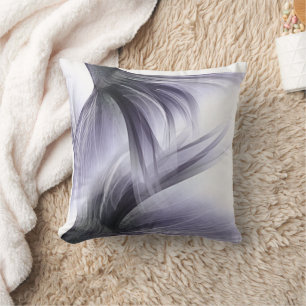 Sjöjungfru Chic Svan   Dusty Lavender Lila Sheen Kudde