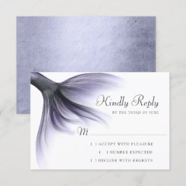 Sjöjungfru Chic Svan | Dusty Lavender Lila Sheen OSA Kort