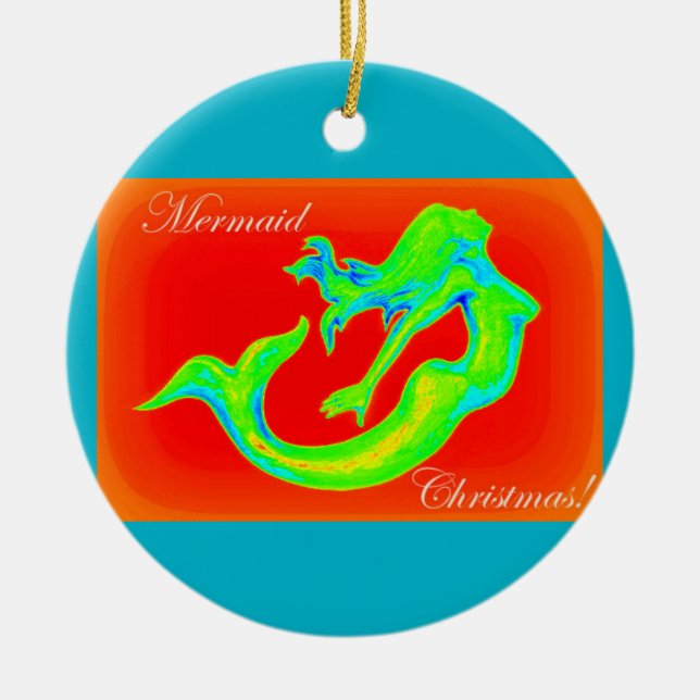 sjöjungfru christmas ornament (Framsidan)