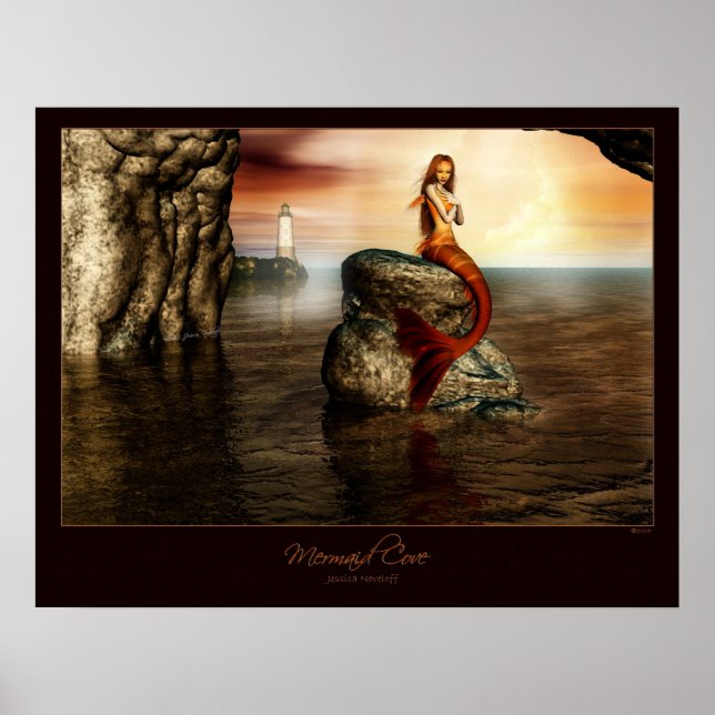 Sjöjungfru Cove Poster (Framsidan)