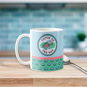Sjöjungfru Dagens fångst Kaffemugg