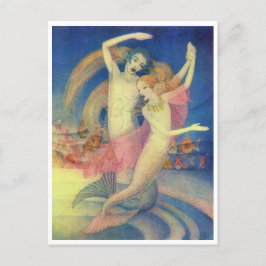 Sjöjungfru Dance by Dorothy Lathrop Vykort