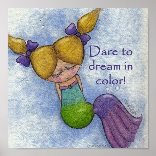 Sjöjungfru Dreams Poster (Framsidan)