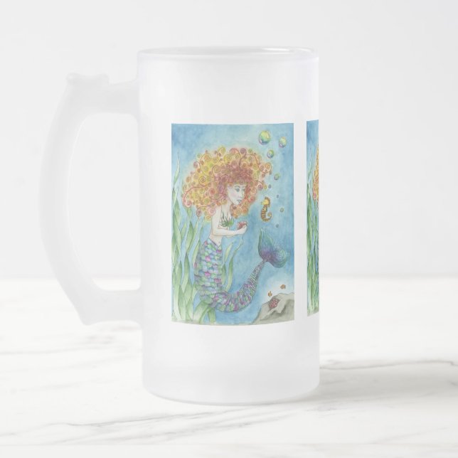 Sjöjungfru - extra stor mugg för Seahorse (Vänster)