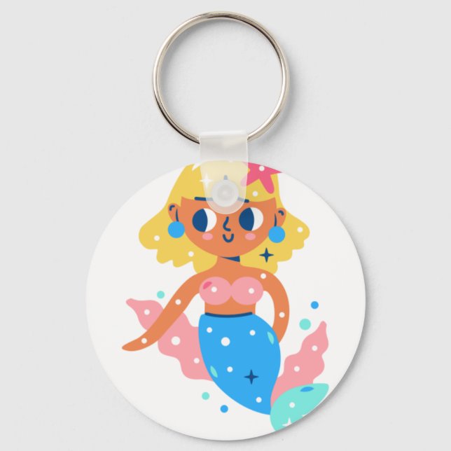 Sjöjungfru Fairy Nyckelring (Framsida)