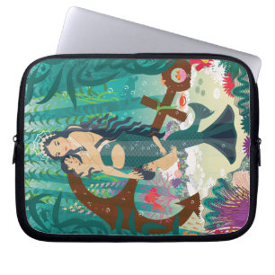 Sjöjungfru-familj Laptop Fodral