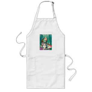 Sjöjungfru Family (brunettes) Long Apron Långt Förkläde