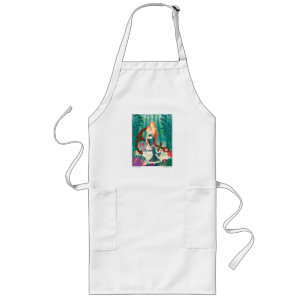 Sjöjungfru Family (rödhårig) Long Apron Långt Förkläde