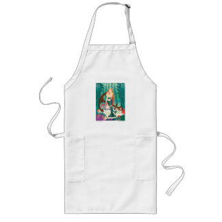 Sjöjungfru Family (rödhårig) Long Apron Långt Förkläde