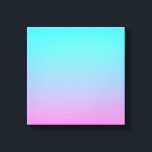 Sjöjungfru färg gradient lila rosa aqua ombre canvastryck<br><div class="desc">Sjöjungfru färg gradient lila rosa aqua ombre,  hustillbehör. Rumstillbehör till sjöjungfru färg</div>