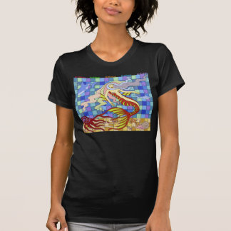 "sjöjungfru" flickaktigt tee shirt