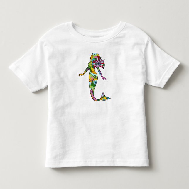 Sjöjungfru för barn t-shirt (Framsida)