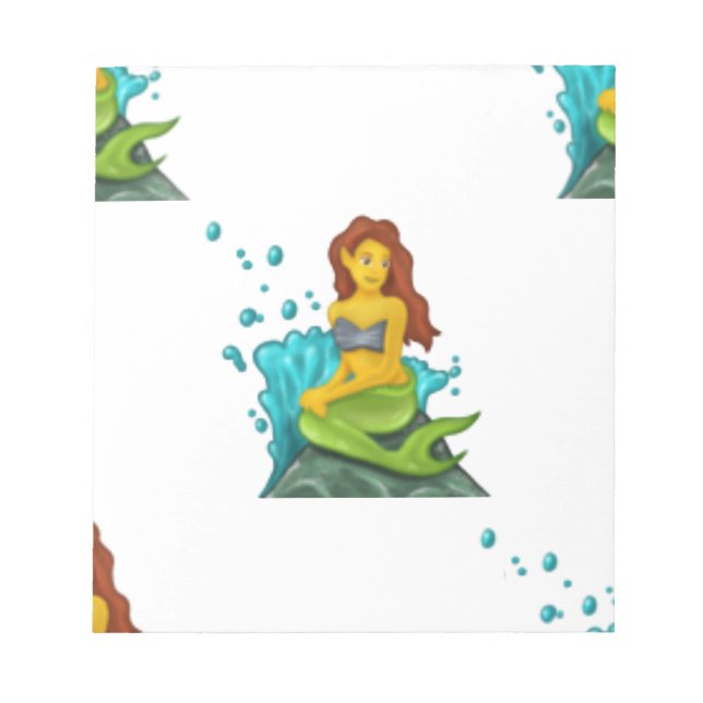 sjöjungfru för emoji anteckningsblock (Framsida)
