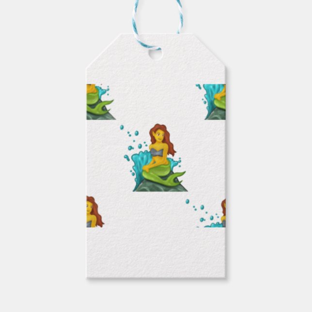 sjöjungfru för emoji presentetikett (Framsidan)