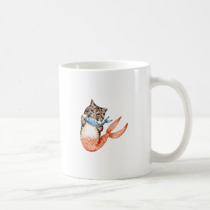 Sjöjungfru för inköpt katt kaffemugg