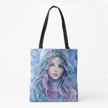 Sjöjungfru för Mystic Reflection Tote Bag-