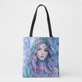 Sjöjungfru för Mystic Reflection Tote Bag- Tygkasse