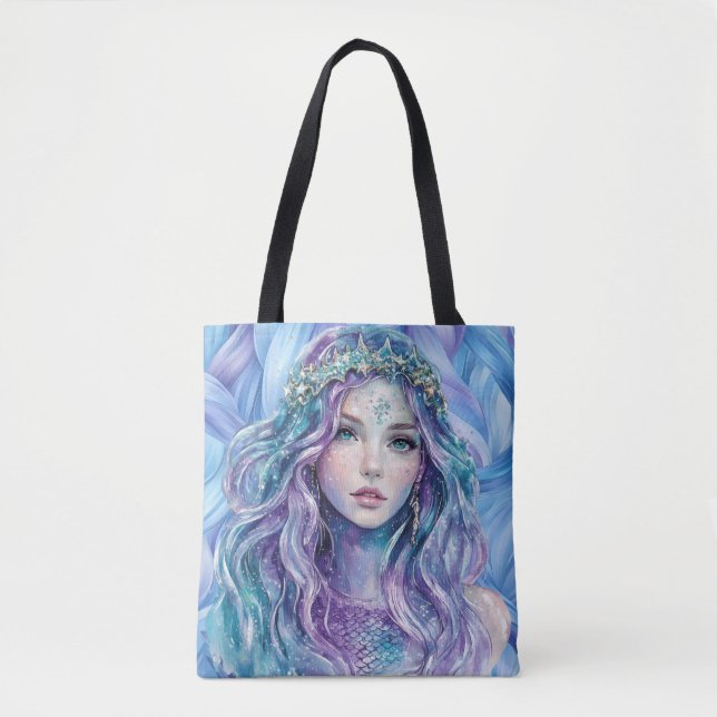 Sjöjungfru för Mystic Reflection Tote Bag- Tygkasse (Framsida)