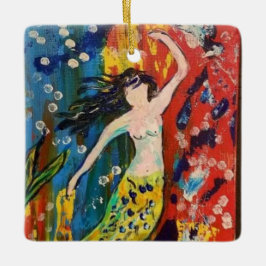 Sjöjungfru för ornament